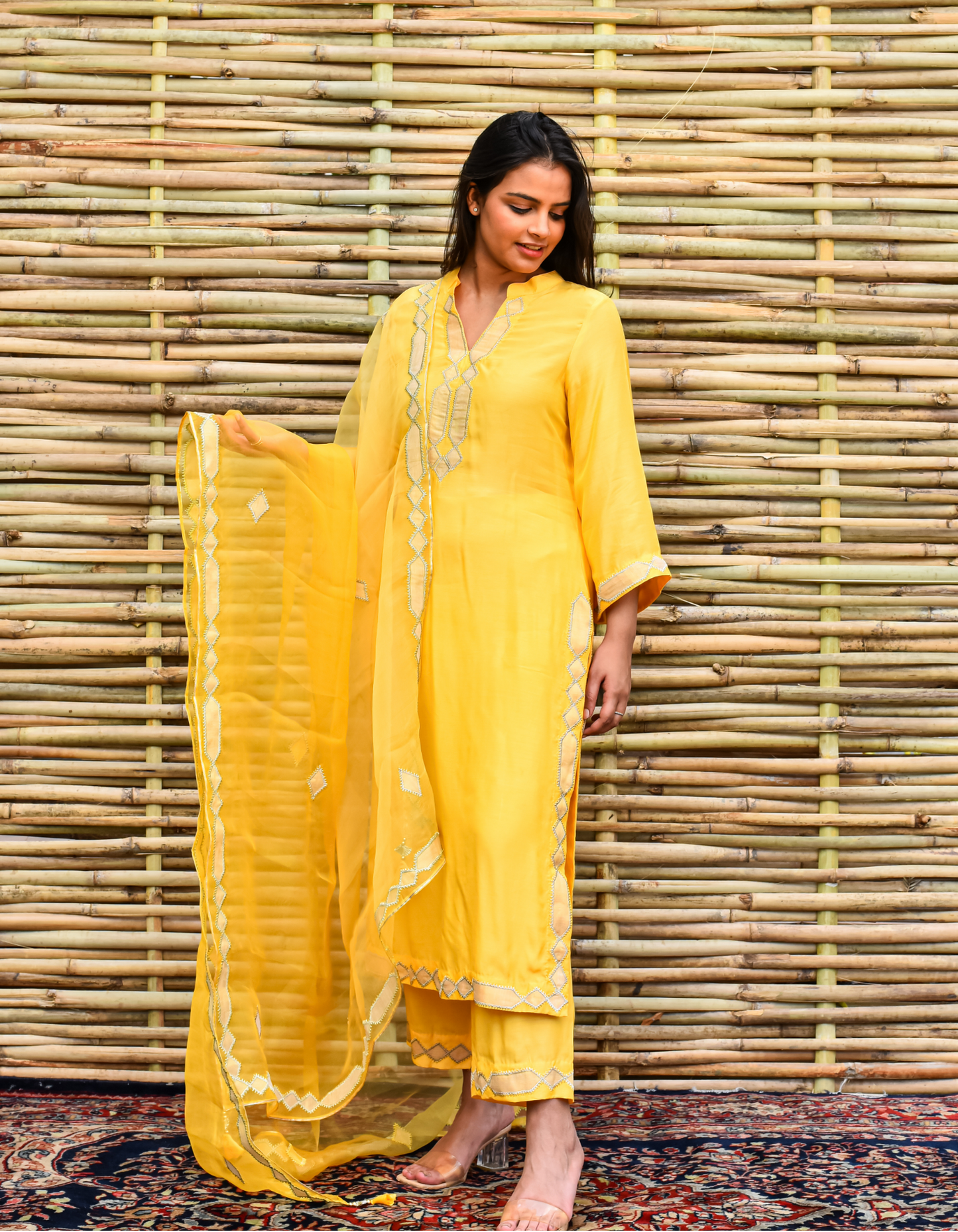 Ziya Yellow Ombre Full Set