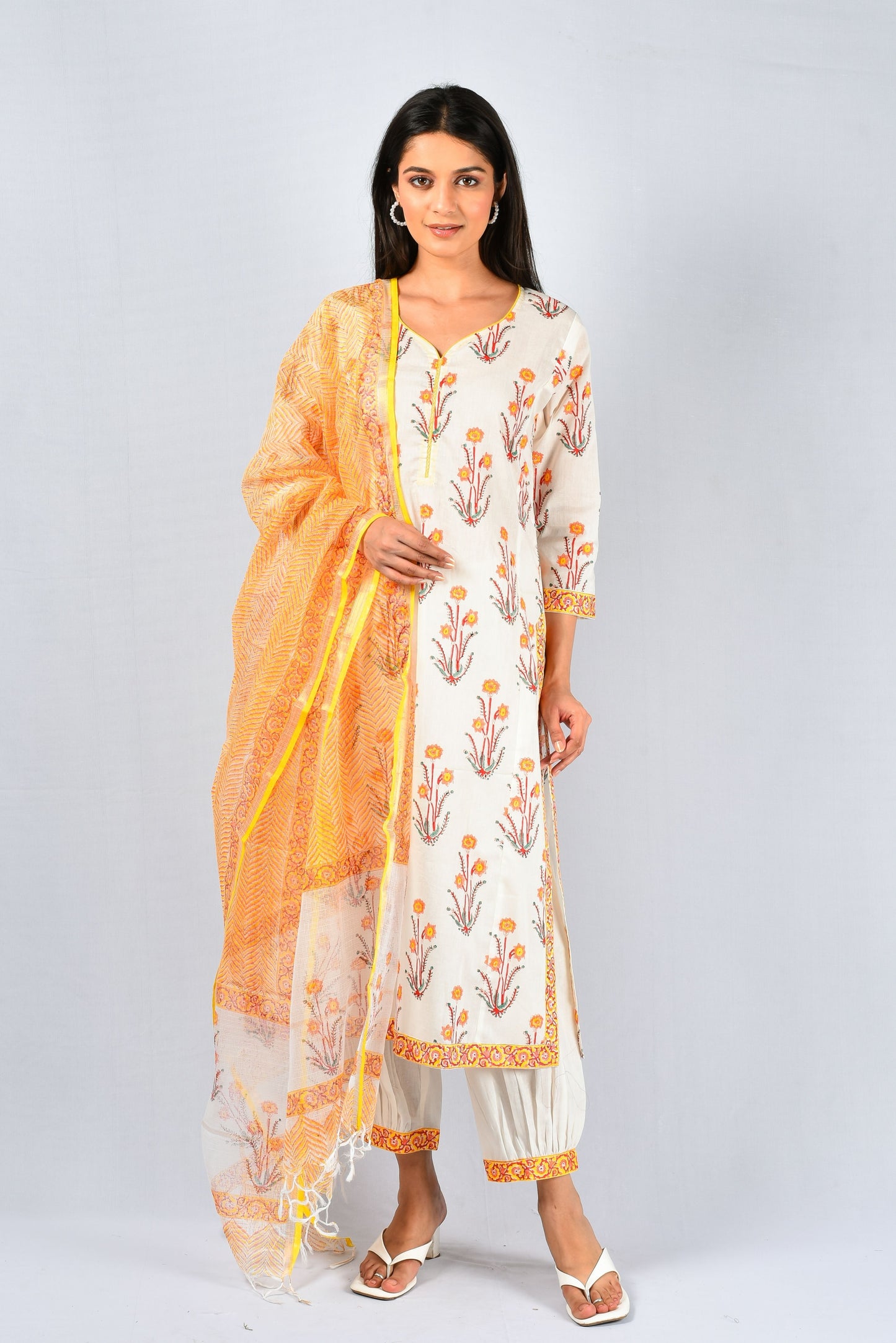 Eila Straight Kurta & Dupatta Set