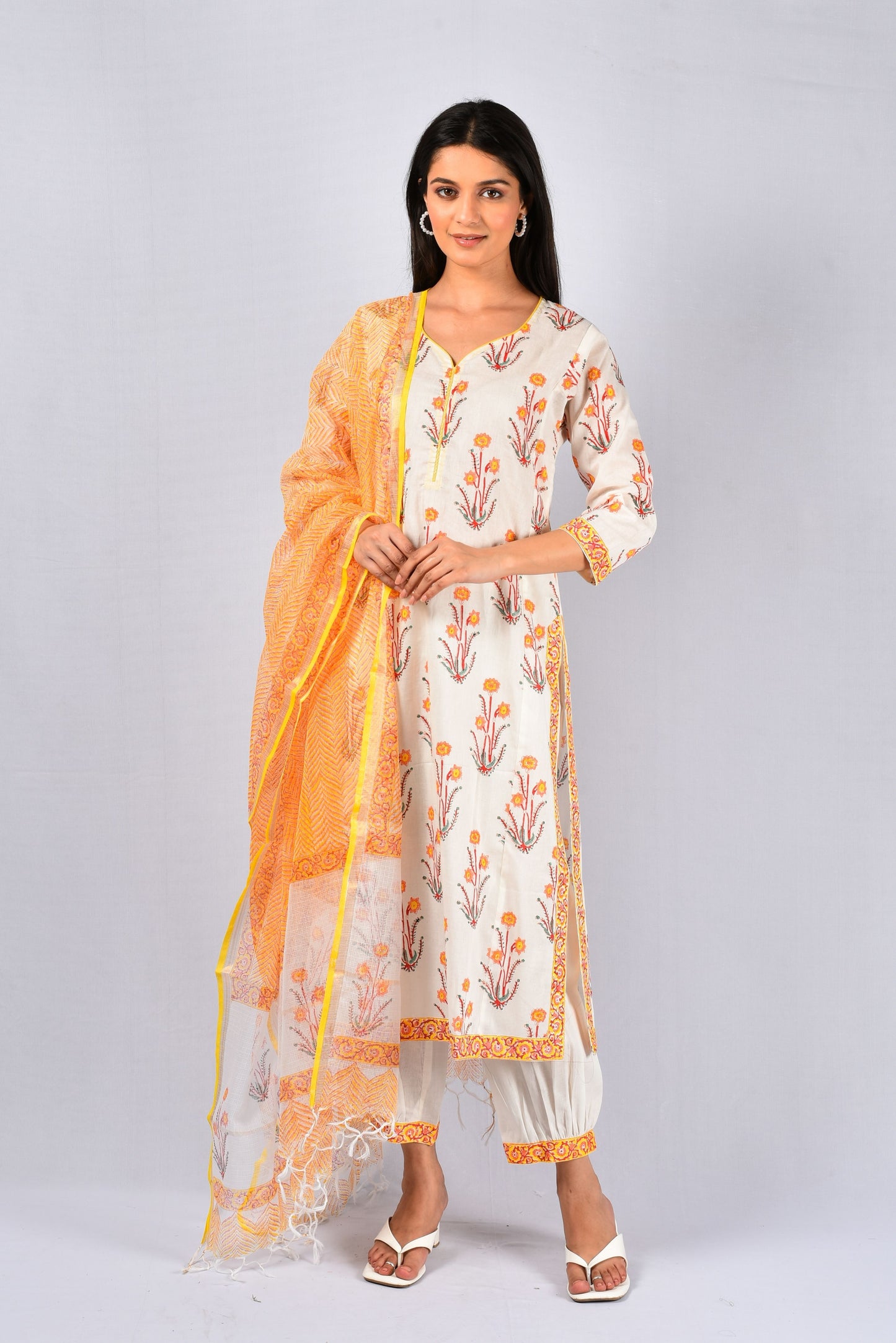 Eila Straight Kurta & Dupatta Set