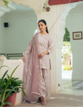 Mauve Gota Farshi Set