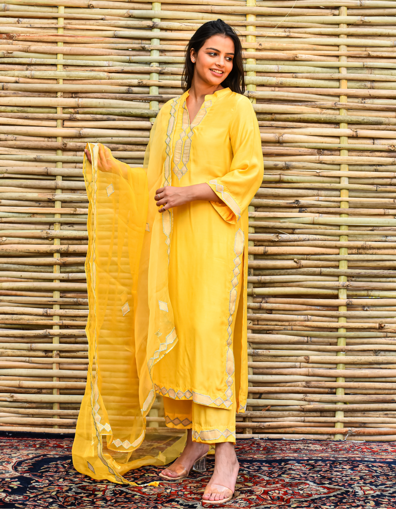 Ziya Yellow Ombre Full Set