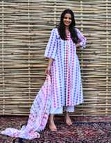 Lavanya RGB C-Kurta & Dupatta Set