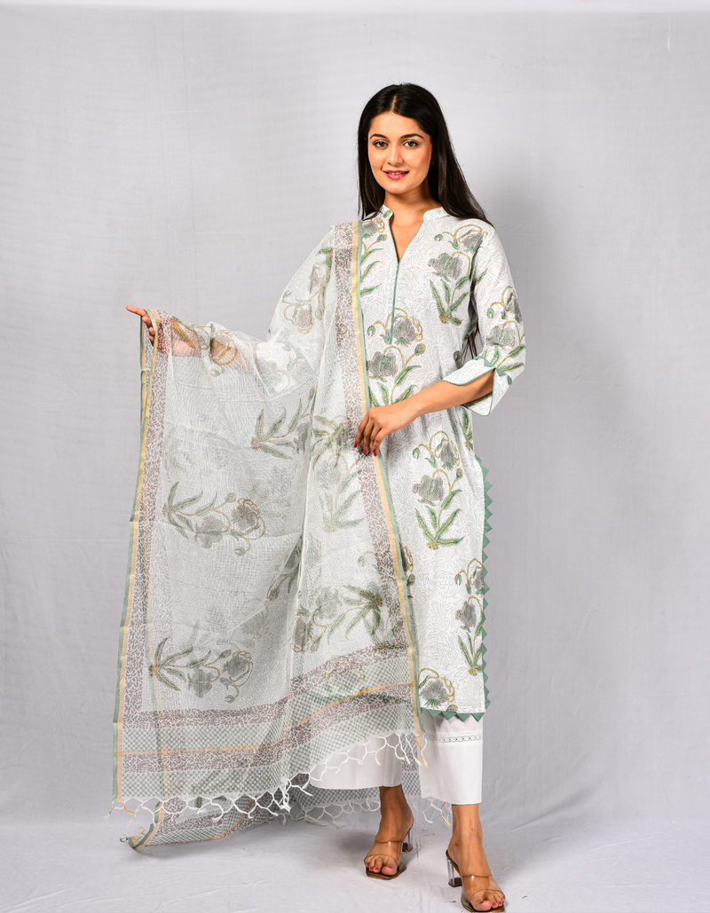 Saumya G Kurta & Dupatta Set