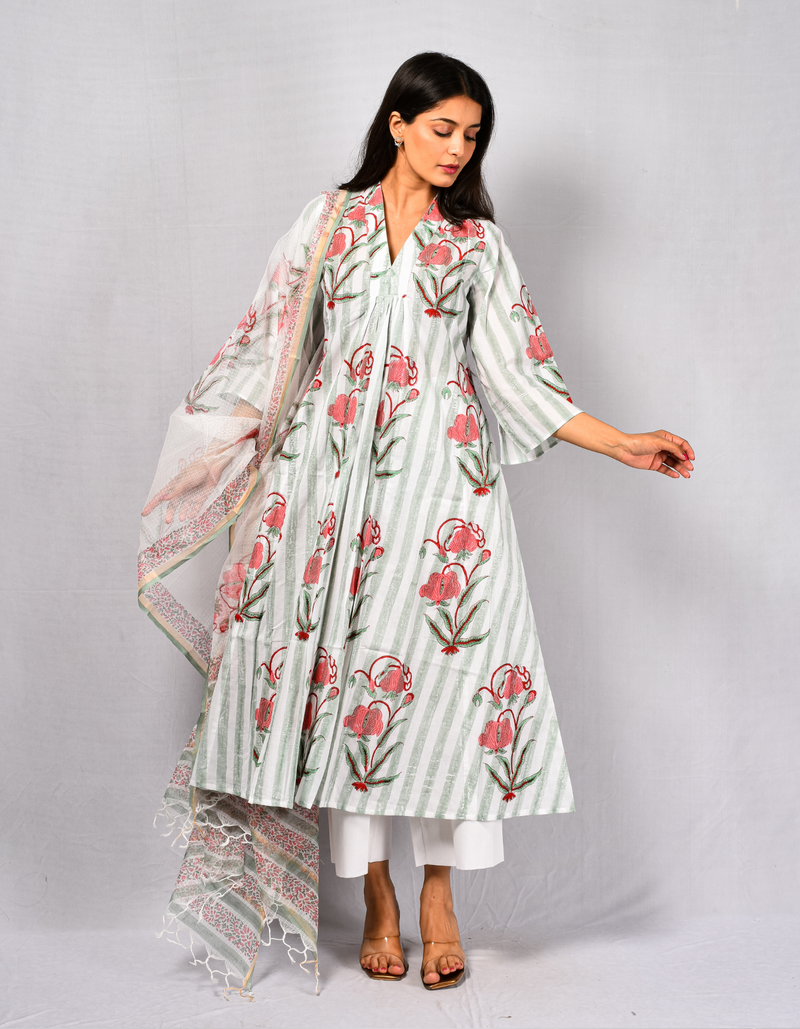 Saumya L C-Kurta & Dupatta Set