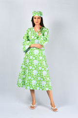 Sabz Bloom Wrap Dress