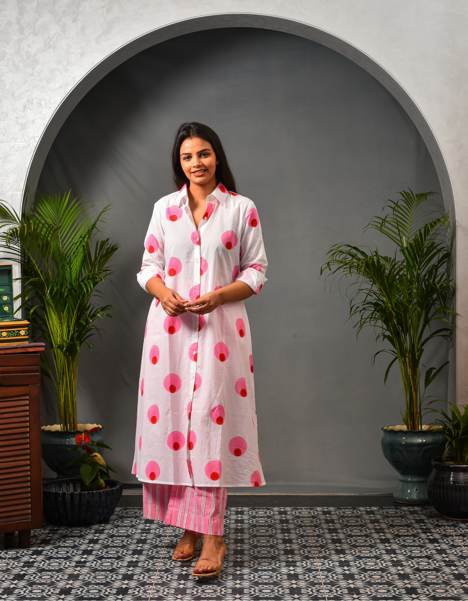 Riti Pink Kurta & Pant Set