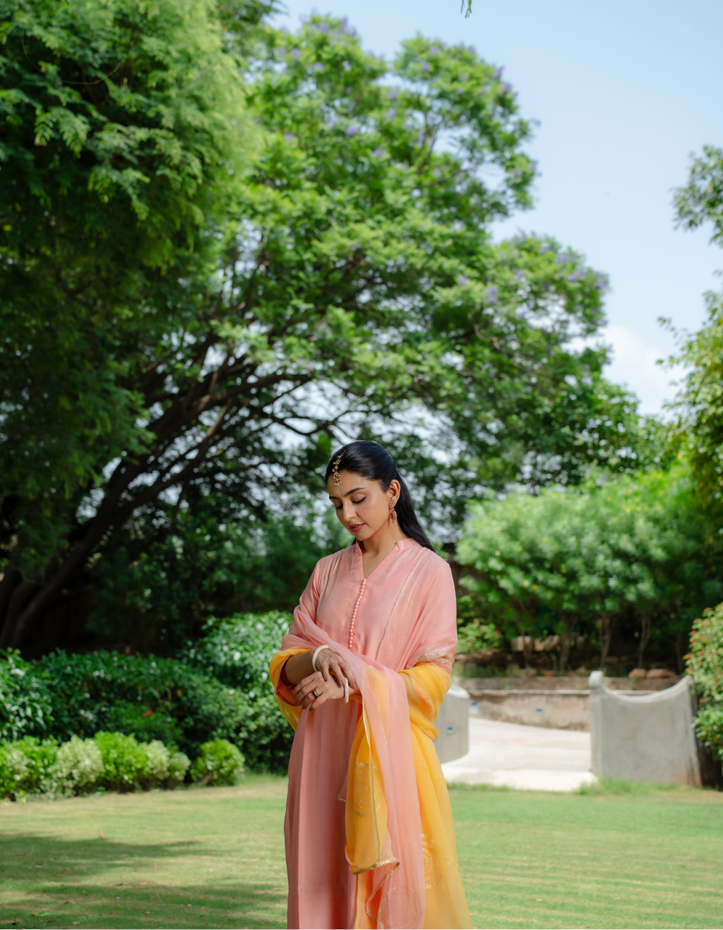 Ziva Peach Yellow Full Set