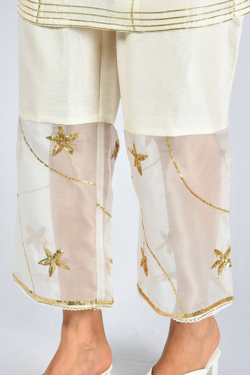 Meena Chanderi Kurta and Pant Set