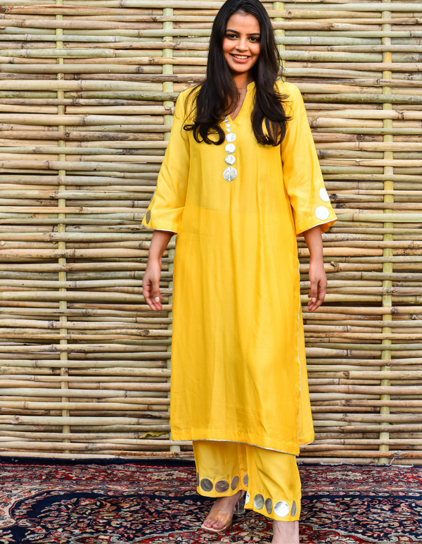 Ziya Yellow Bindu Set