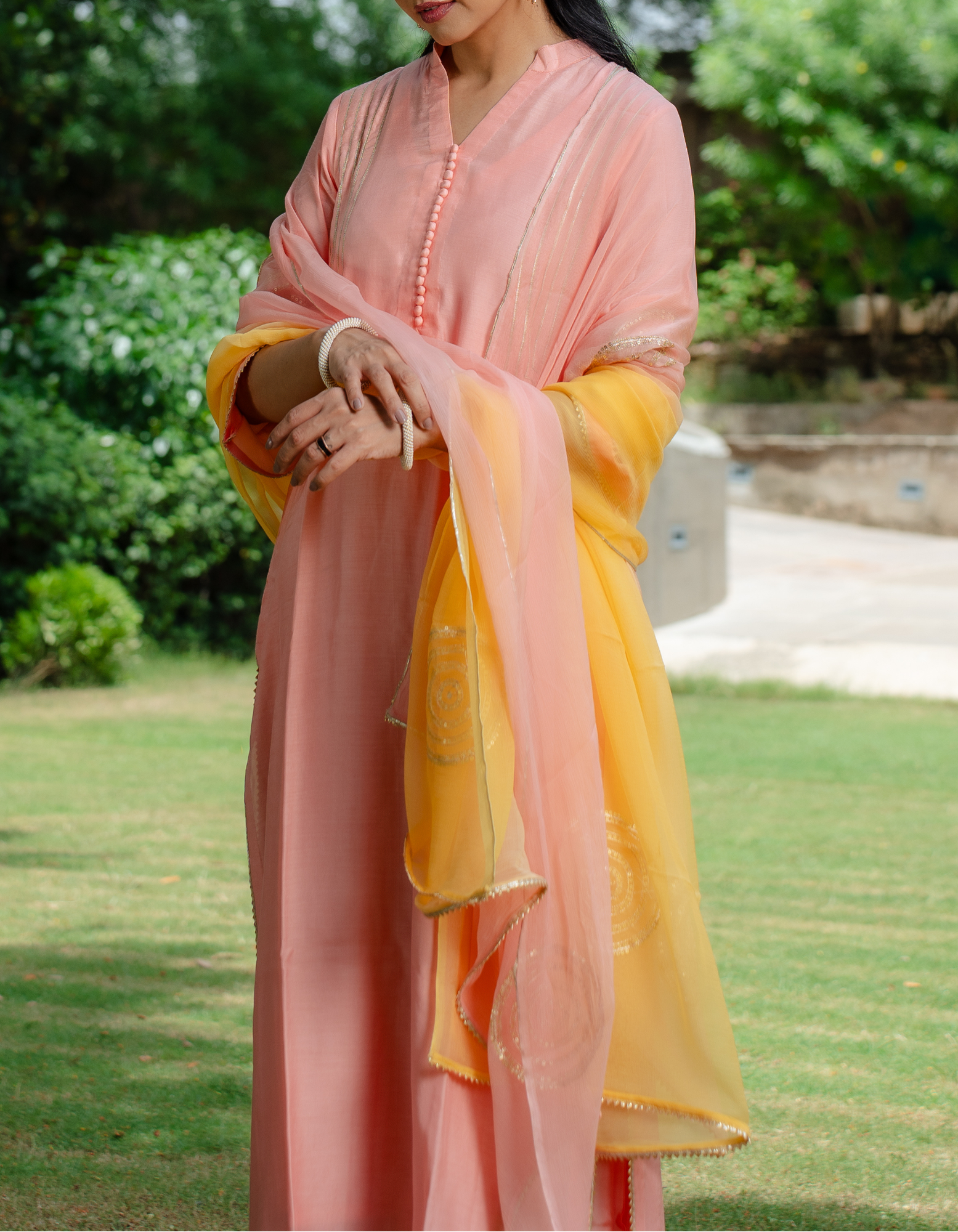 Ziva Peach Yellow Full Set