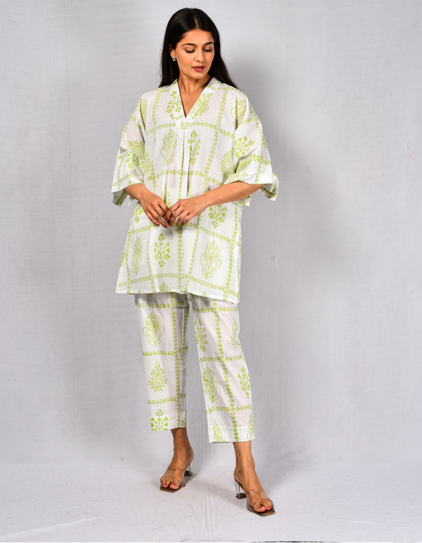 Green Aarya Co-ord Set