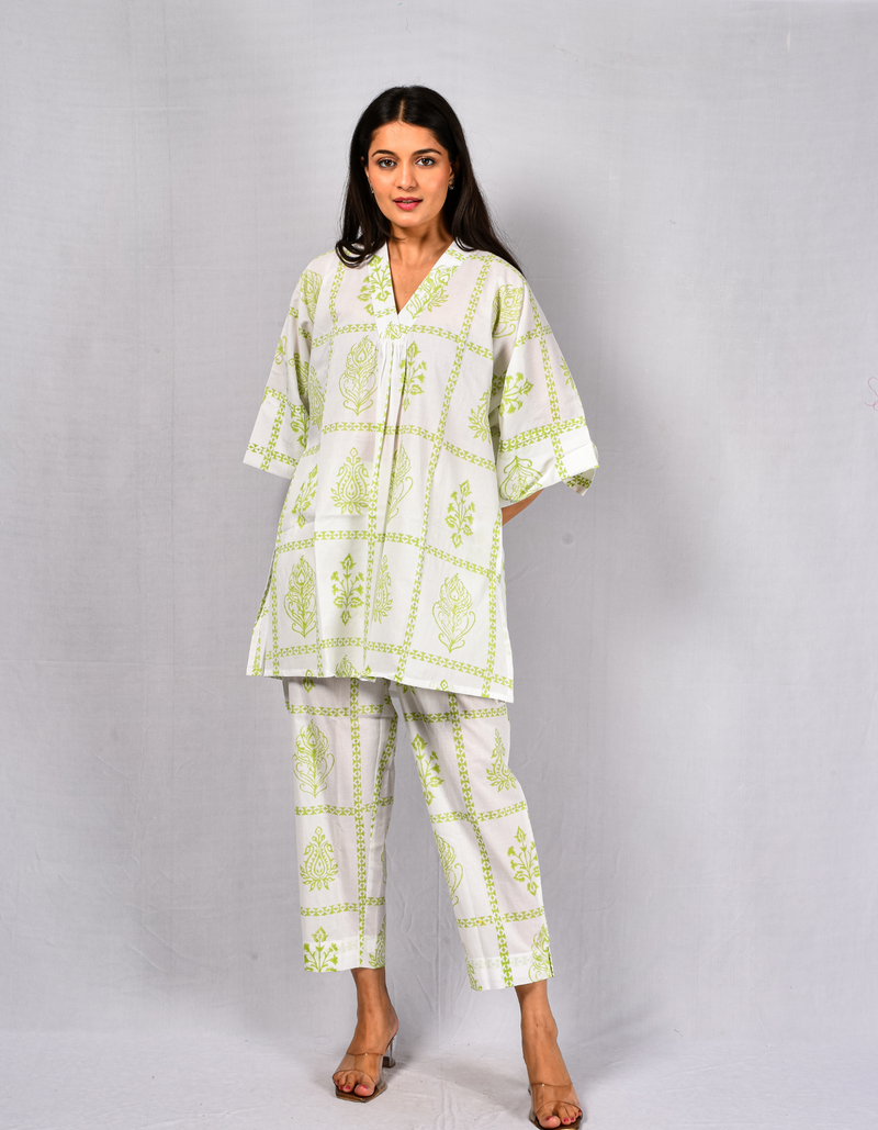 Green Aarya Co-ord Set