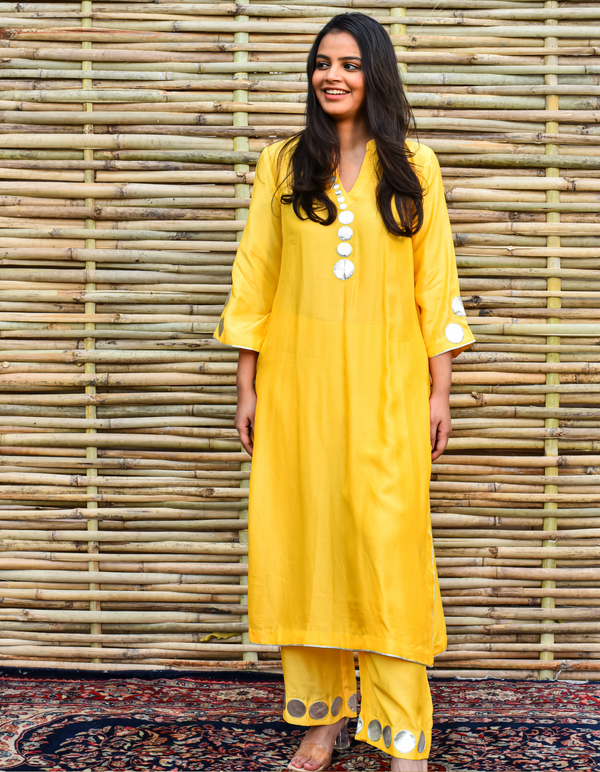 Ziya Yellow Bindu Set