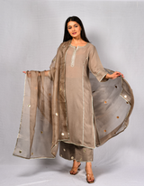 Ziya Grey Beige Bindu Full Set