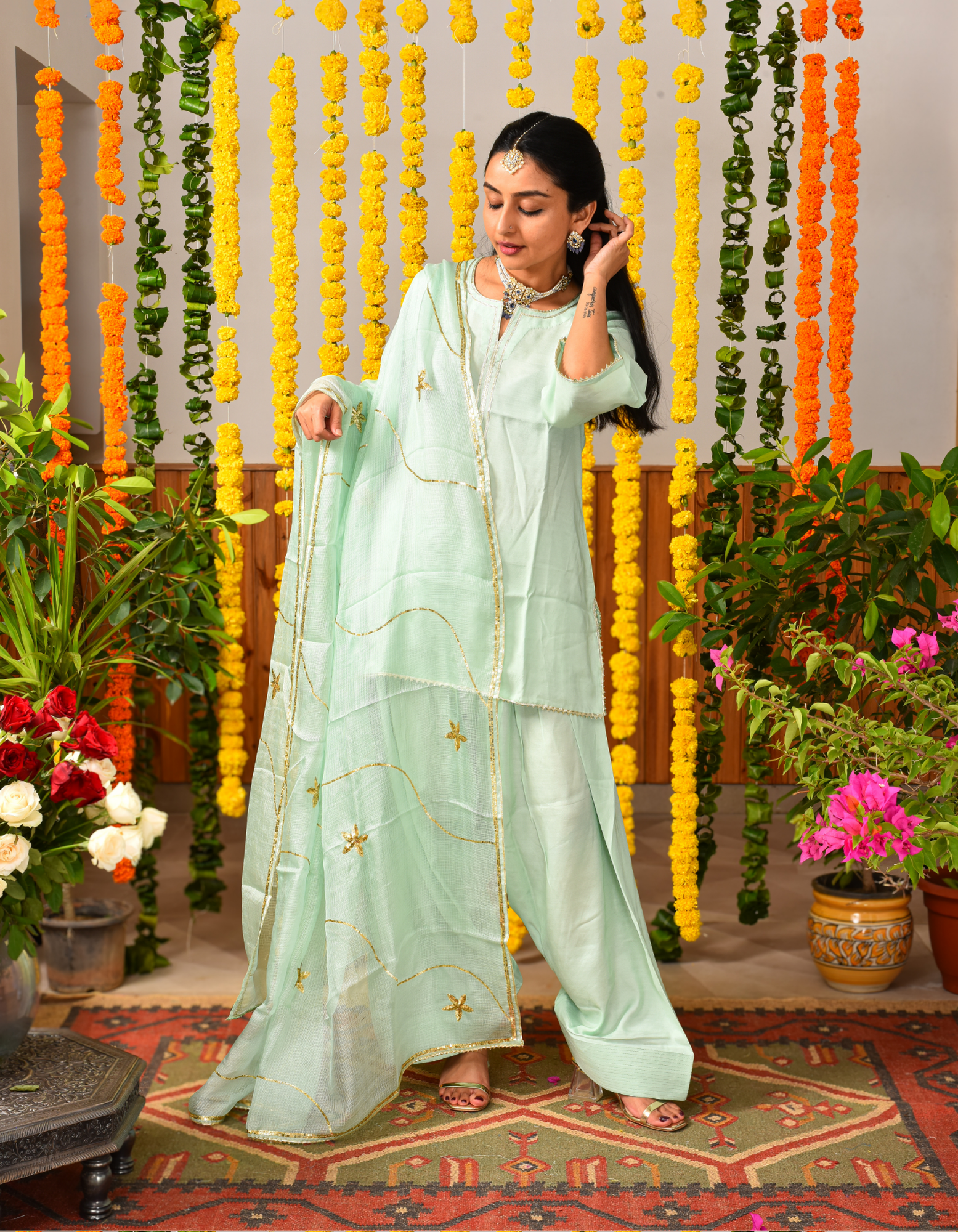 Mint Kanak Farshi Set