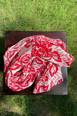 Red Roses Scarf Soft