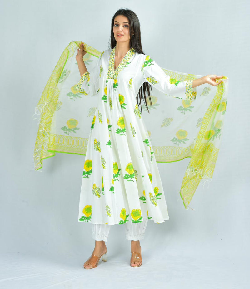 Beautiful Summer Saanvi-C Kurta and Dupatta Set