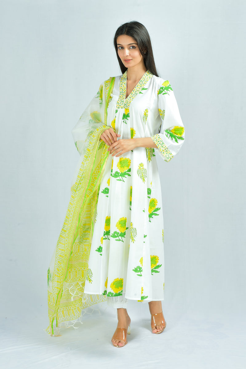 Beautiful Summer Saanvi-C Kurta and Dupatta Set