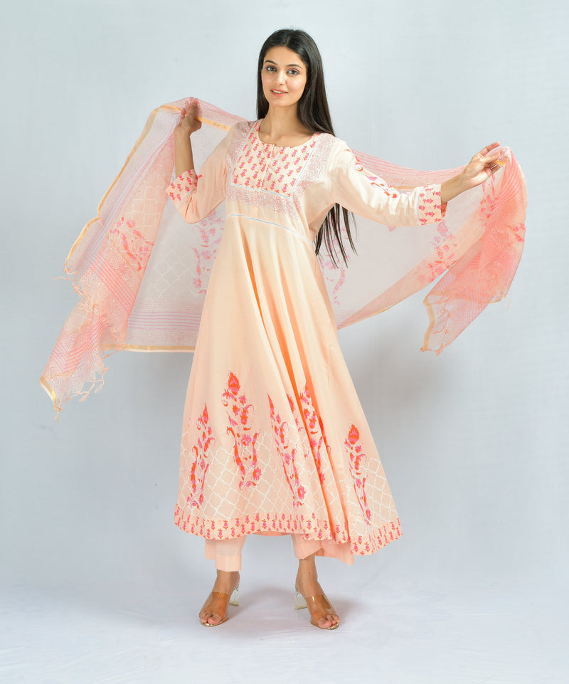 Hand Block Printed Ruhi Shambhavi Set Suit