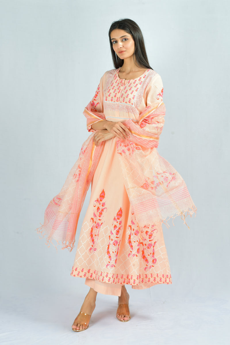 Hand Block Printed Ruhi Shambhavi Set Suit