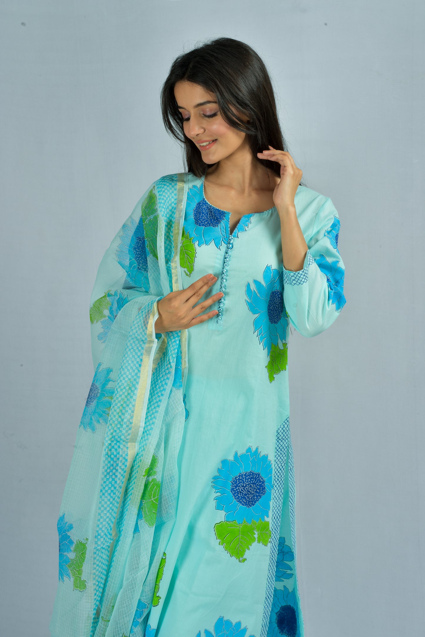 Nandini Sunflower Kurta Set