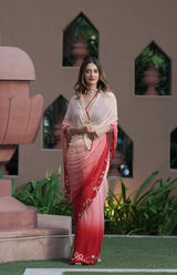 Hand Embroidered Saree with Sequins